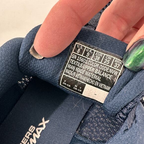 Skechers Women's GoGa Max Go Walk Joy Paradise Blue Sneakers Size 8 - Picture 8 of 8